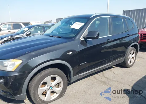 2012 BMW X3 xDrive28I from USA, damaged, VIN 5UXWX5C53CL718623